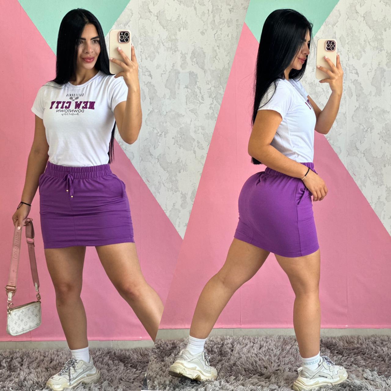 Conjunto Falda Burda