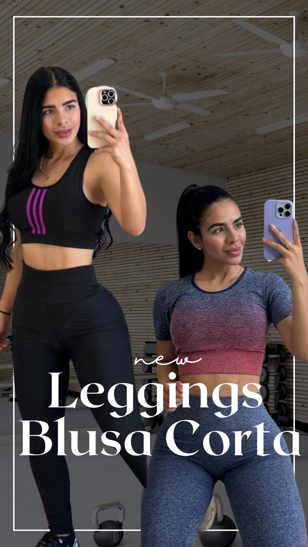 COLECCIÓN LEGGINGS BLUSA CORTA