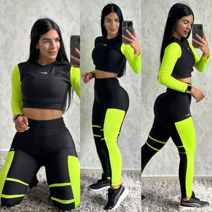 Conjunto Deportivo Leggings Y Buzo