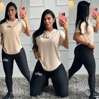 Conjunto Leggings Over Alo