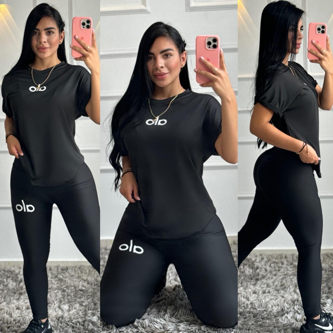 Conjunto Leggings Over Alo