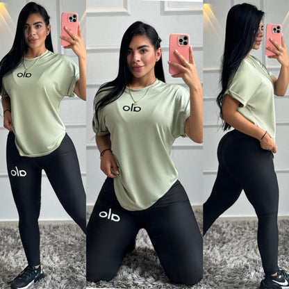 Conjunto Leggings Over Alo