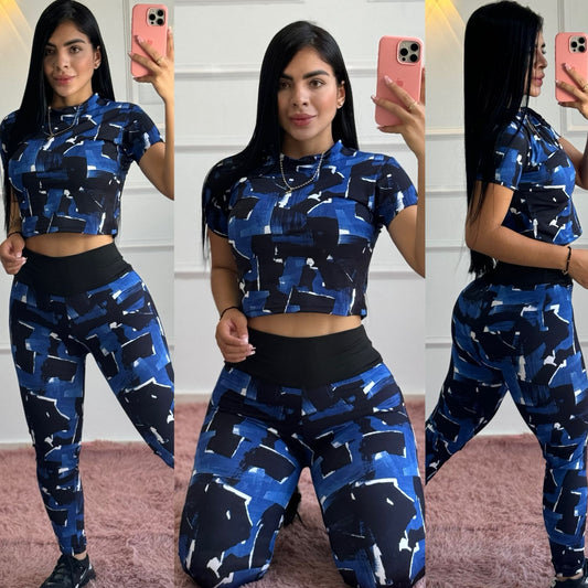 Conjunto De Leggings Estampado