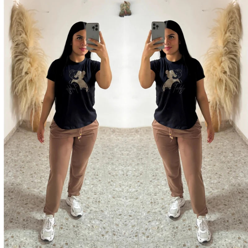 Conjunto Jogger Gold Tedy