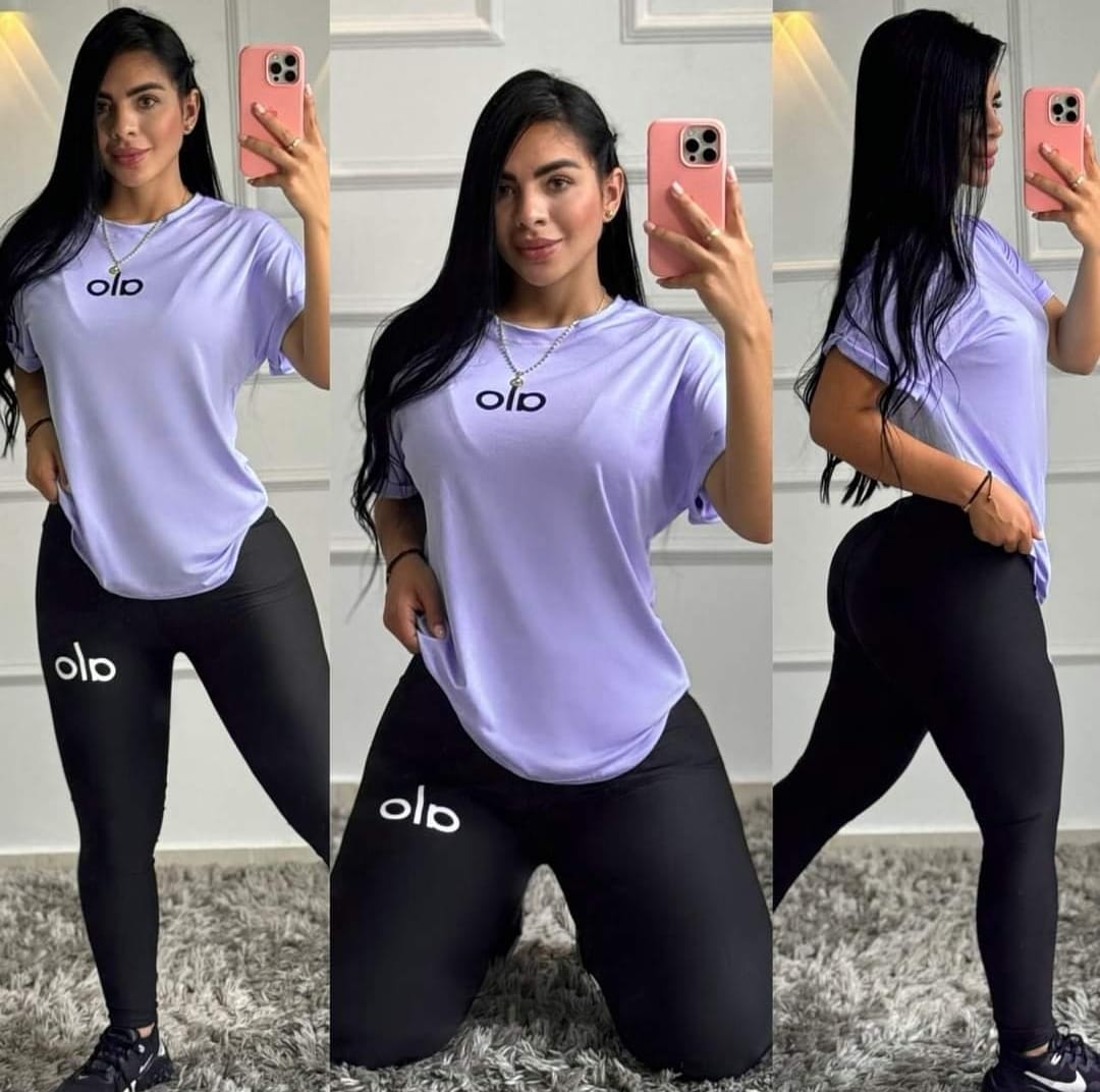 Conjunto Leggings Over Alo