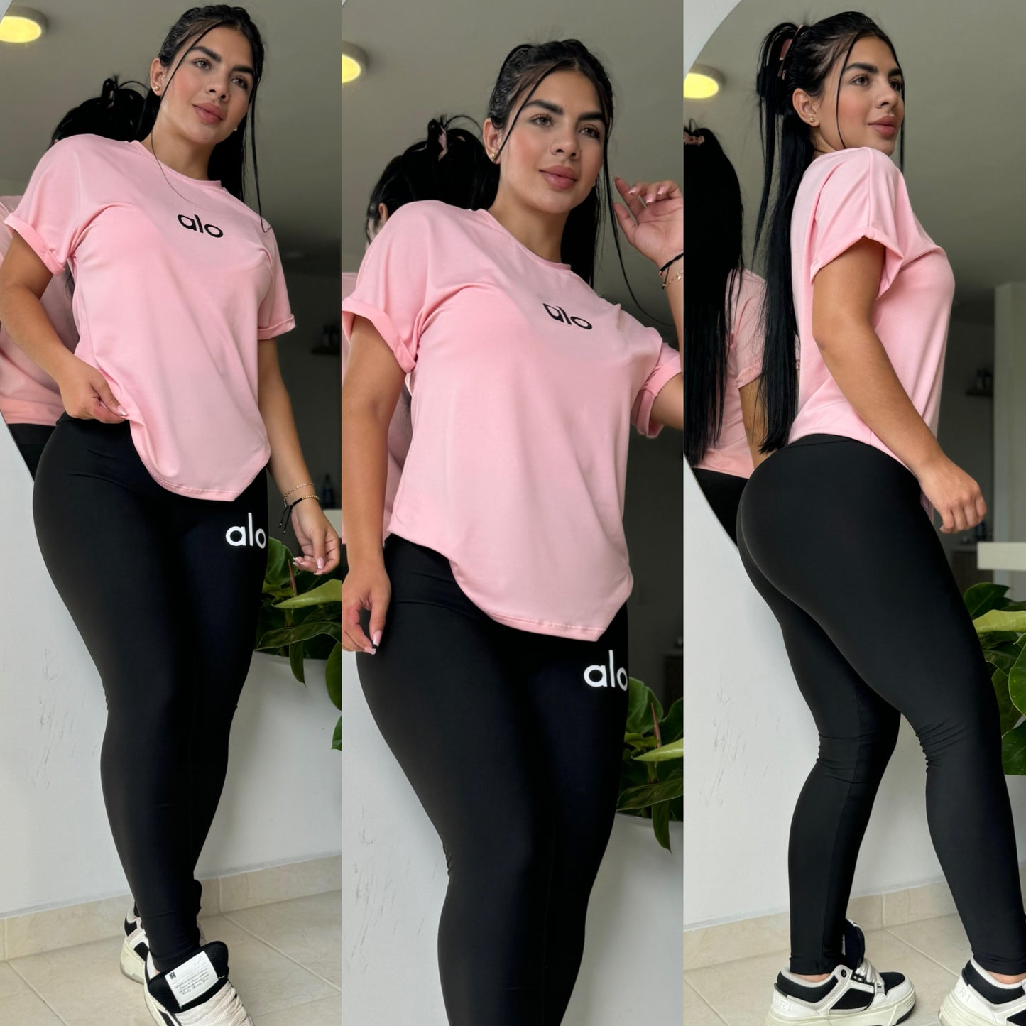 Conjunto Leggings Over Alo