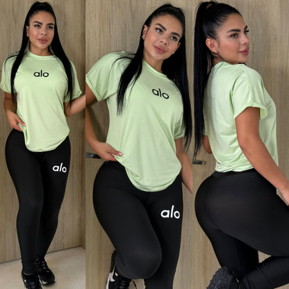 Conjunto Leggings Over Alo